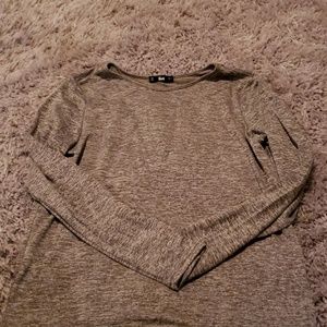 Long sleeve tshirt with open back